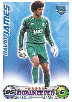 David James Portsmouth 2008/09 Topps Match Attax #235